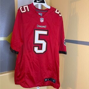 NWT NFL Tampa Bay Buccaneers Freeman 5 Jersey Men's SMALL  Red Football NWOT